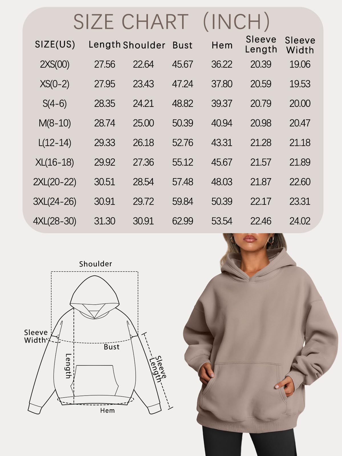 Womens Oversized Hoodies Fleece